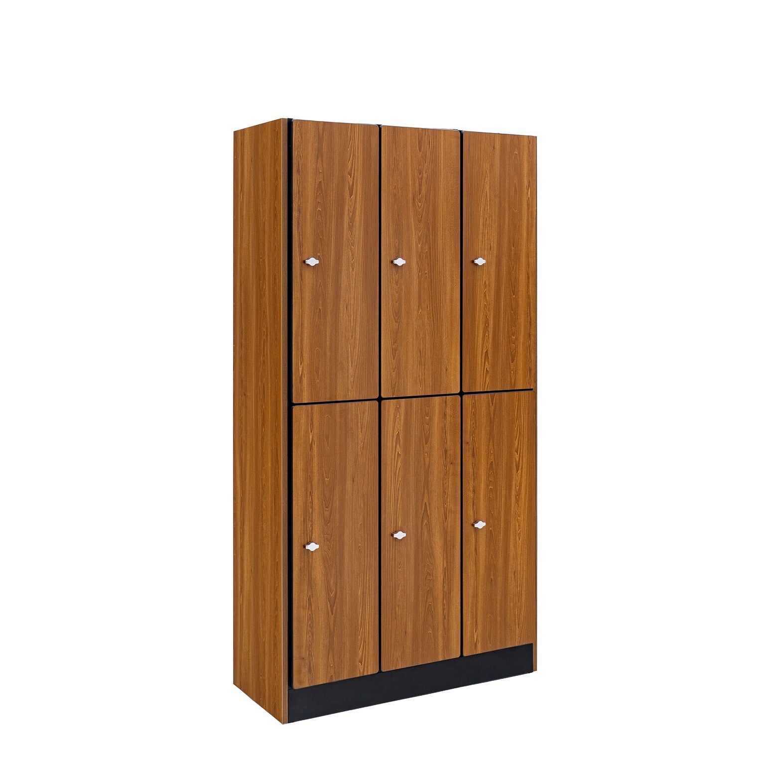 Alpine Industries 72 2-Tier 3-Column Storage Locker, Oak (701-O-3-SPO-MK)