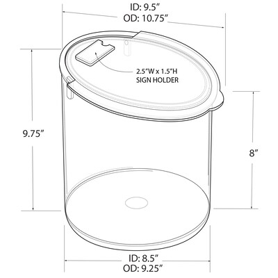 Azar PET Containers, Clear (400421)