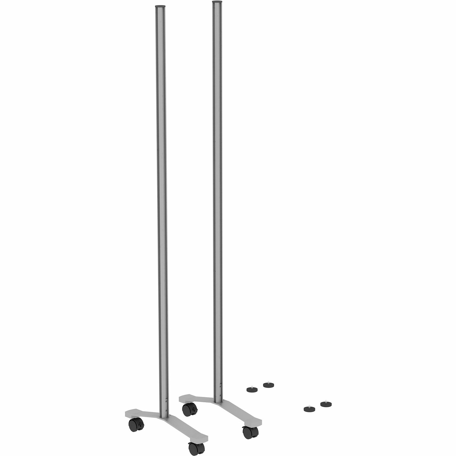 Lorell Adaptable Panel Legs for 71H Configuration, Silver (LLR90271)