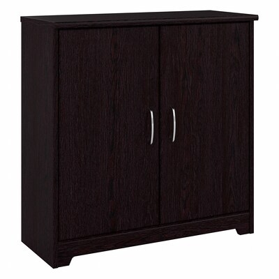 Bush Furniture Cabot Small Storage Cabinet with Doors, Espresso Oak (WC31898)