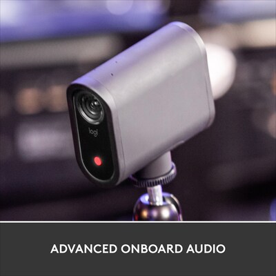 Logitech Mevo Start HD 1080p Live-Streaming Webcam, Black (961-000498)