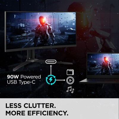 ViewSonic 34" Curved 200Hz LED Gaming Monitor, Black (XG341C-2K)