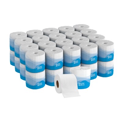Pacific Blue Select Embossed Toilet Paper by GP PRO, 2-Ply White, 550 Sheets/Roll, 40 Rolls/Case (18240/01)