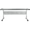 National Public Seating BPFT Flip-N-Store 72 x 24 Rectangular Activity Table, Charcoal Slate (BPFT