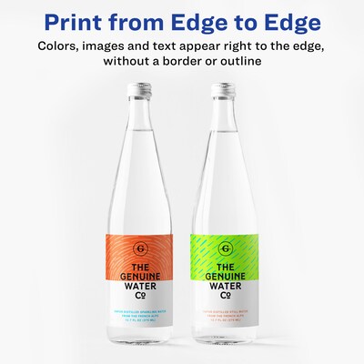 Avery Print-to-the-Edge Color Laser Shipping Labels, 3" x 3-3/4", White, 150 Labels/Pack (6874)