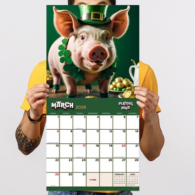 2026 TF Publishing Playful Pigs 12" x 12" Monthly Wall Calendar (26-1023)