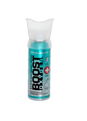 Boost Oxygen  Pocket Respiratory Support Canister, 3L, Menthol-Eucalyptus, 3/Pack (P303-3)