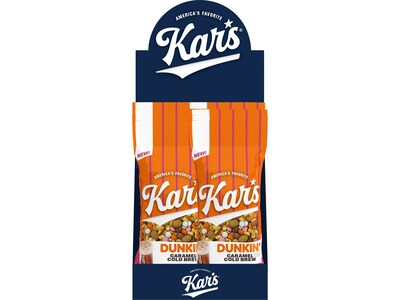 Kars Dunkin Caramel Cold Brew Trail Mix, 2 oz., 12 Bags/Box (7168)