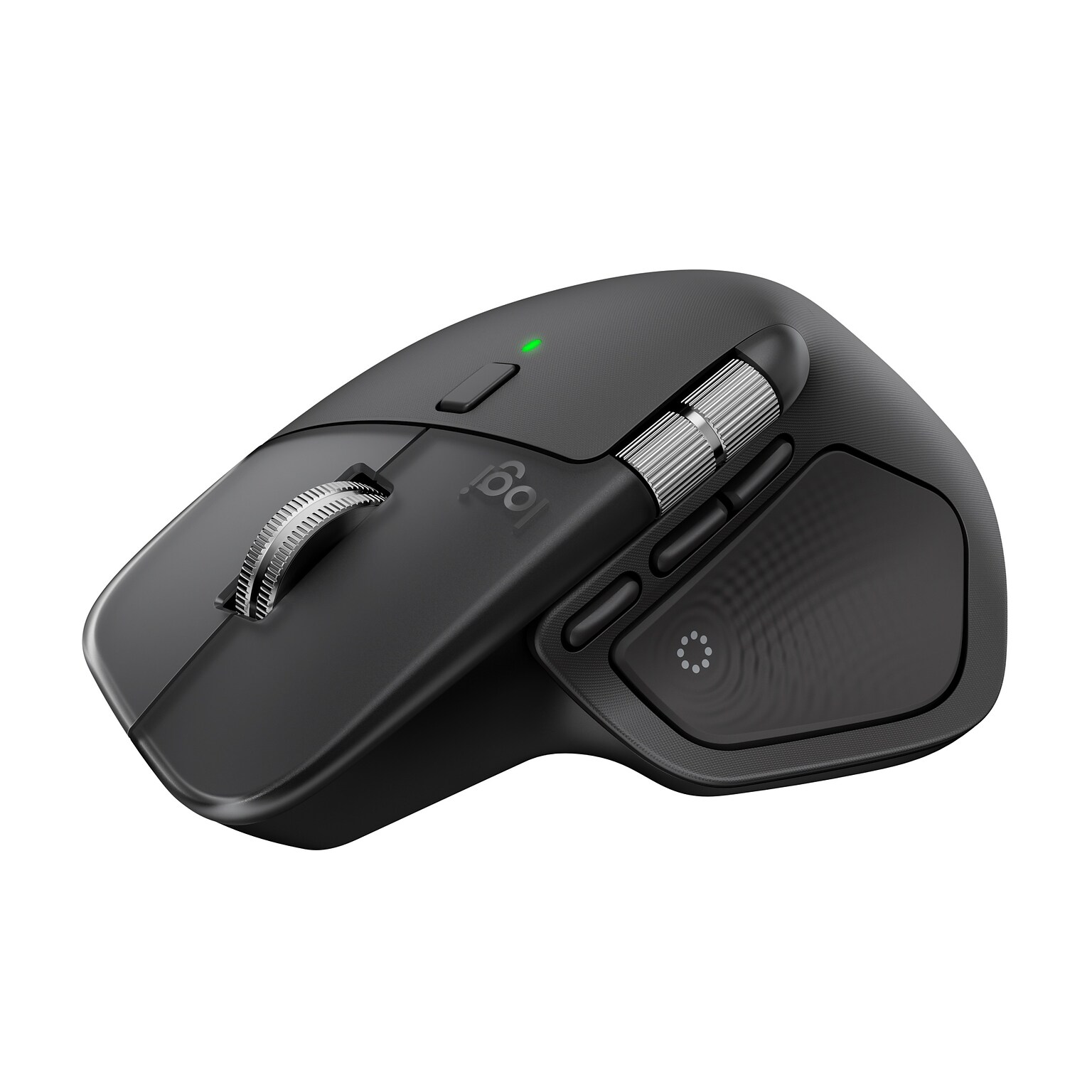 Logitech MX Master 4 Wireless Ergonomic Bluetooth & USB Mouse Wireless Mouse, Black (910-007560)