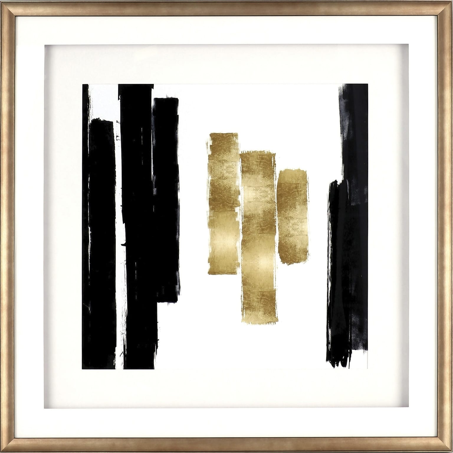 Lorell Blocks I Framed Abstract Artwork (LLR04476)