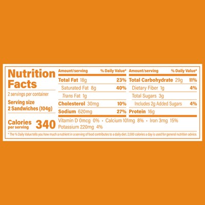 White Castle Individually Wrapped Cheeseburger Slider, 7.32 oz, 24/Pack (220-02477)