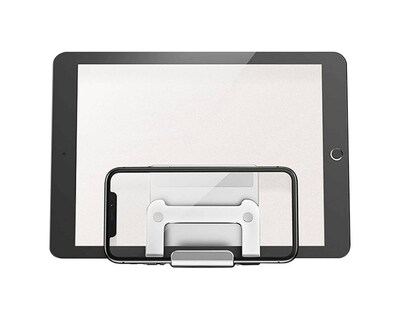 SaharaCase Wall Mount for Most Cell Phones and Tablets up to 9, Silver (TB00110)