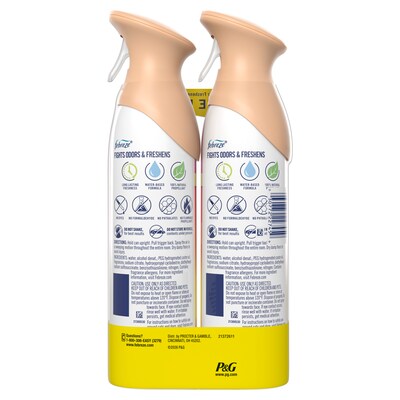 Febreze Luxe Air Freshener Spray, Summer Golden Hour Scent, 8.1 oz, 2/Pack (22745)