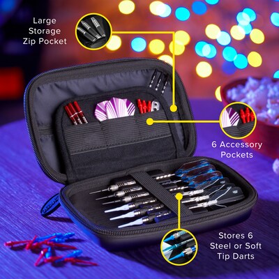 Casemaster Sentinel Dart Case with Black Zipper (36-0602-01)