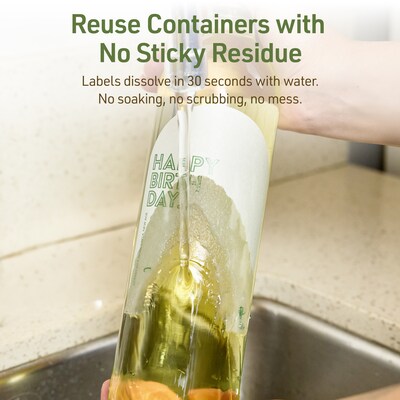 Avery Dissolvable Decorative Edge Multipurpose Labels, 4.75" x 3.5", Off-white, 20/Pack (94600)