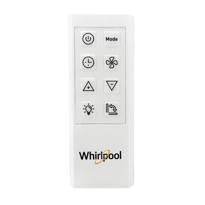 Whirlpool 115-Volt 12,000 BTU (8,300 BTU DOE) Portable Air Conditioner with Remote, White (WHNP121AW)