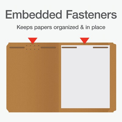 Pendaflex Heavy Duty File Folder, Straight Cut, Letter Size, Kraft, 50/Box (1006992)