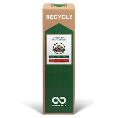 TerraCycle Cardboard Plastic Grocery and Shopping Bags Zero Waste Box, 21 Gallon, Natural Kraft (CS42-M)