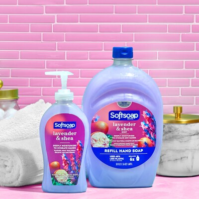 Softsoap Antibacterial Liquid Hand Soap, Lavender/Shea Scent, 11.25 Fl. Oz. (US07058A)