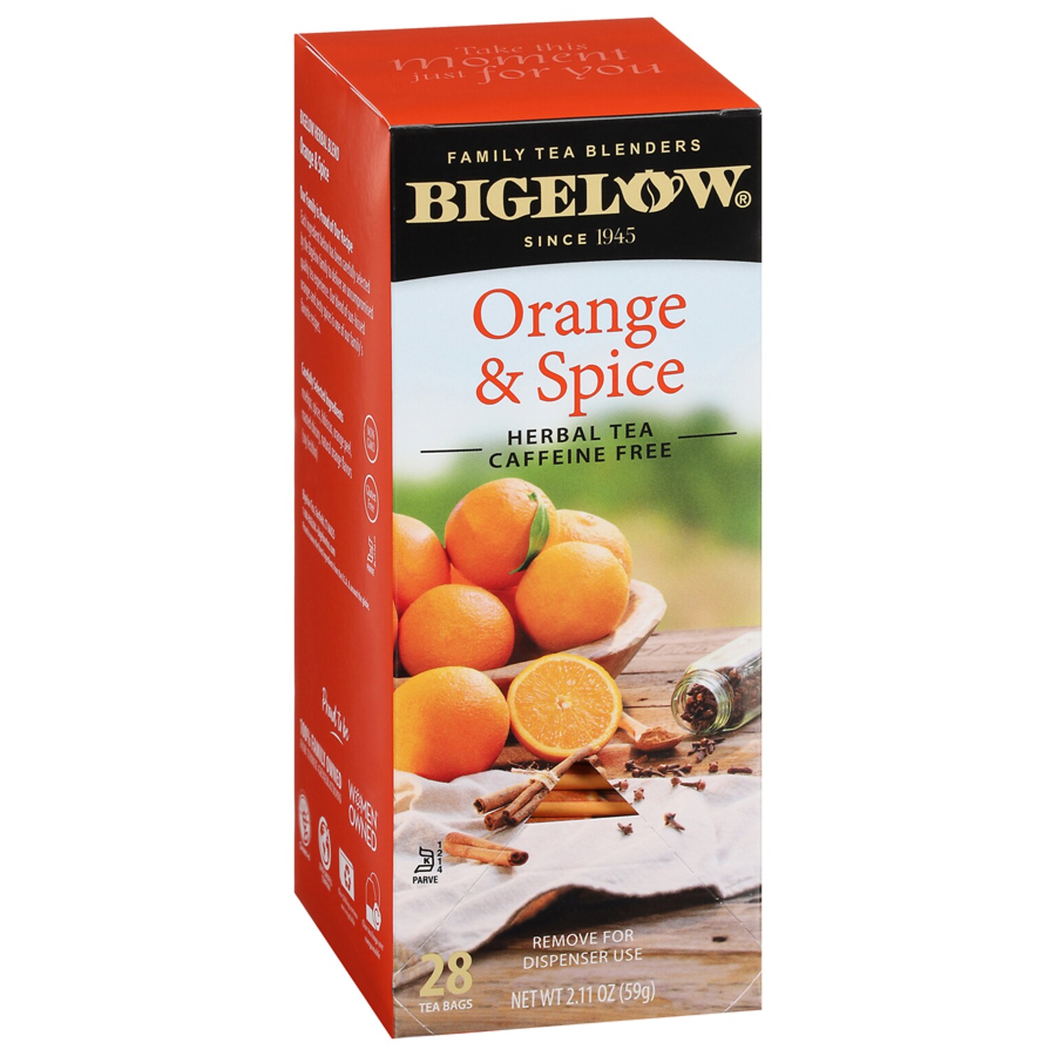 Bigelow Herbal Tea Bags, 28/Box (RCB00398)