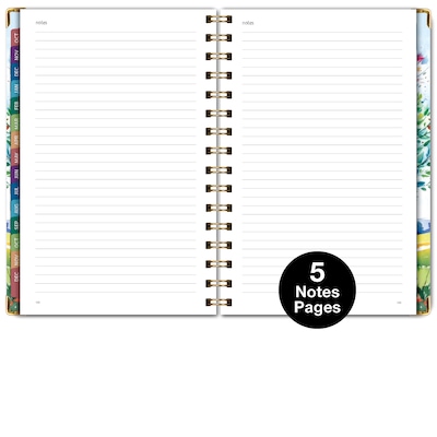 2027 Excello Brands 6" x 8" Weekly & Monthly Standard Planner, Paperboard Cover, Tree Seasons (FSHN-CY27-58-20)
