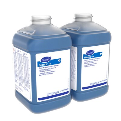 Diversey Glance HC Glass & Multi-Surface Cleaner for Diversey J-Fill Systems, Ammonia, 2.5 L, 2/Carton (905779)