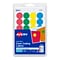 Avery Laser/Inkjet Round Print-and-Write Color-Coding Labels, Assorted Colors, 1008 Labels Per Pack(