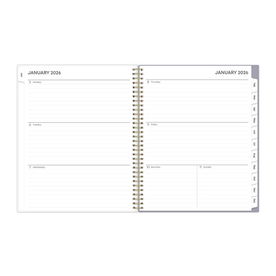 2026 Blue Sky Tula 8.5" x 11"  Weekly & Monthly Planner, Plastic Cover, Multicolored (143971-26)