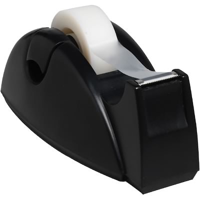 Quill Brand® Contour Tape Dispenser, Black (11546-QCC)