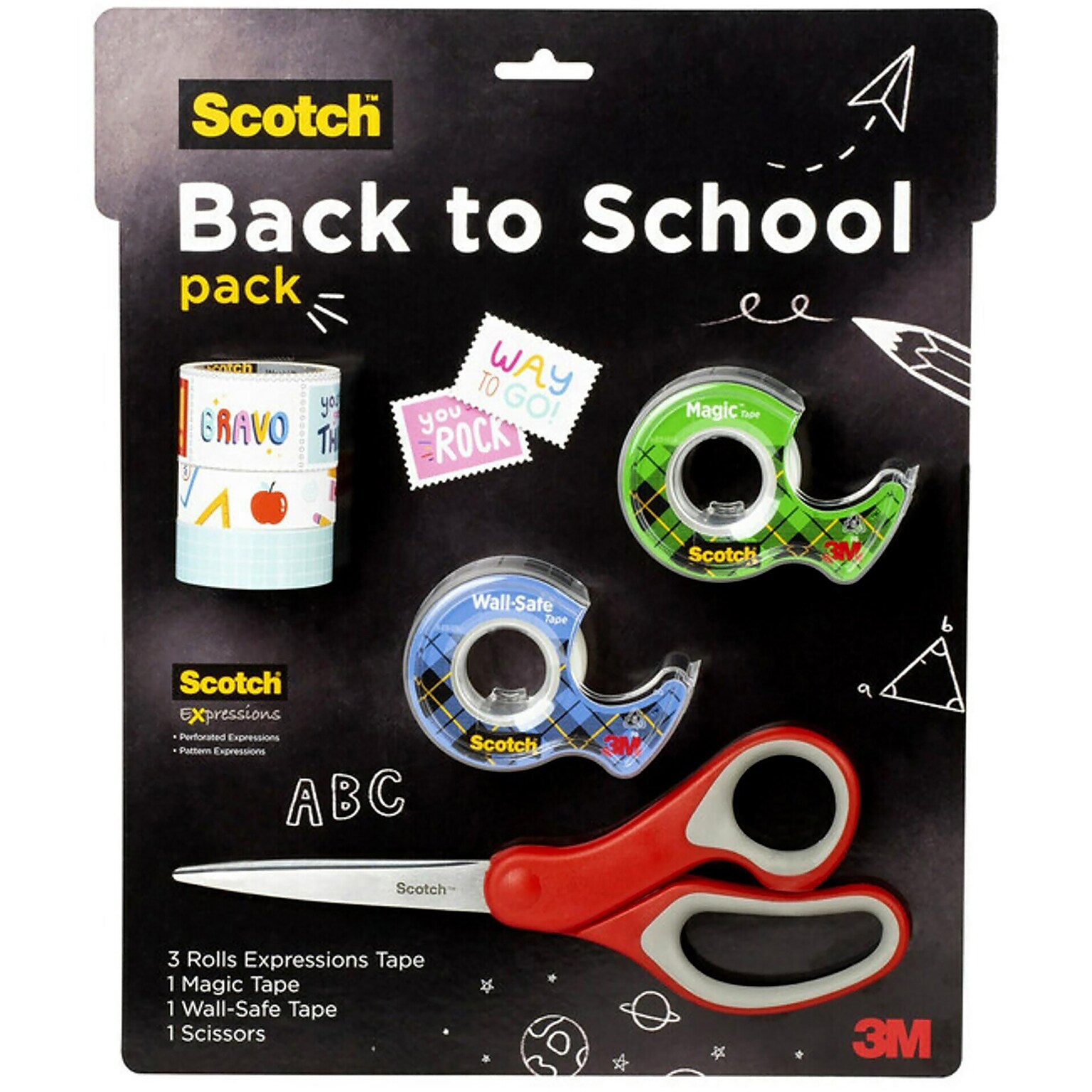 Scotch™ Back To School Pack, Assorted (BTSPKSCOTCH-21)