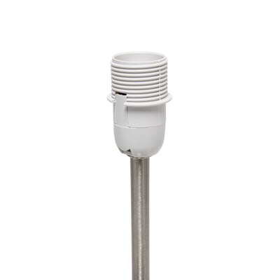 Creekwood Home Nauru 10.50" LED Table Lamp, Sand Nickel/Black (CWT-2007-BK)