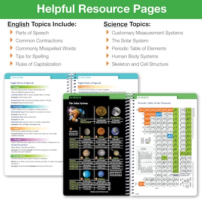 2026-2027 Global Printed Products 5.5" x 5.5" Academic Year Weekly & Monthly Student Planner, Paperboard Cover, Blue