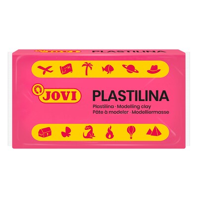 JOVI Plastilina Modeling Clay, Display Box of 30 Bars, Neon Colors (JOV70F)