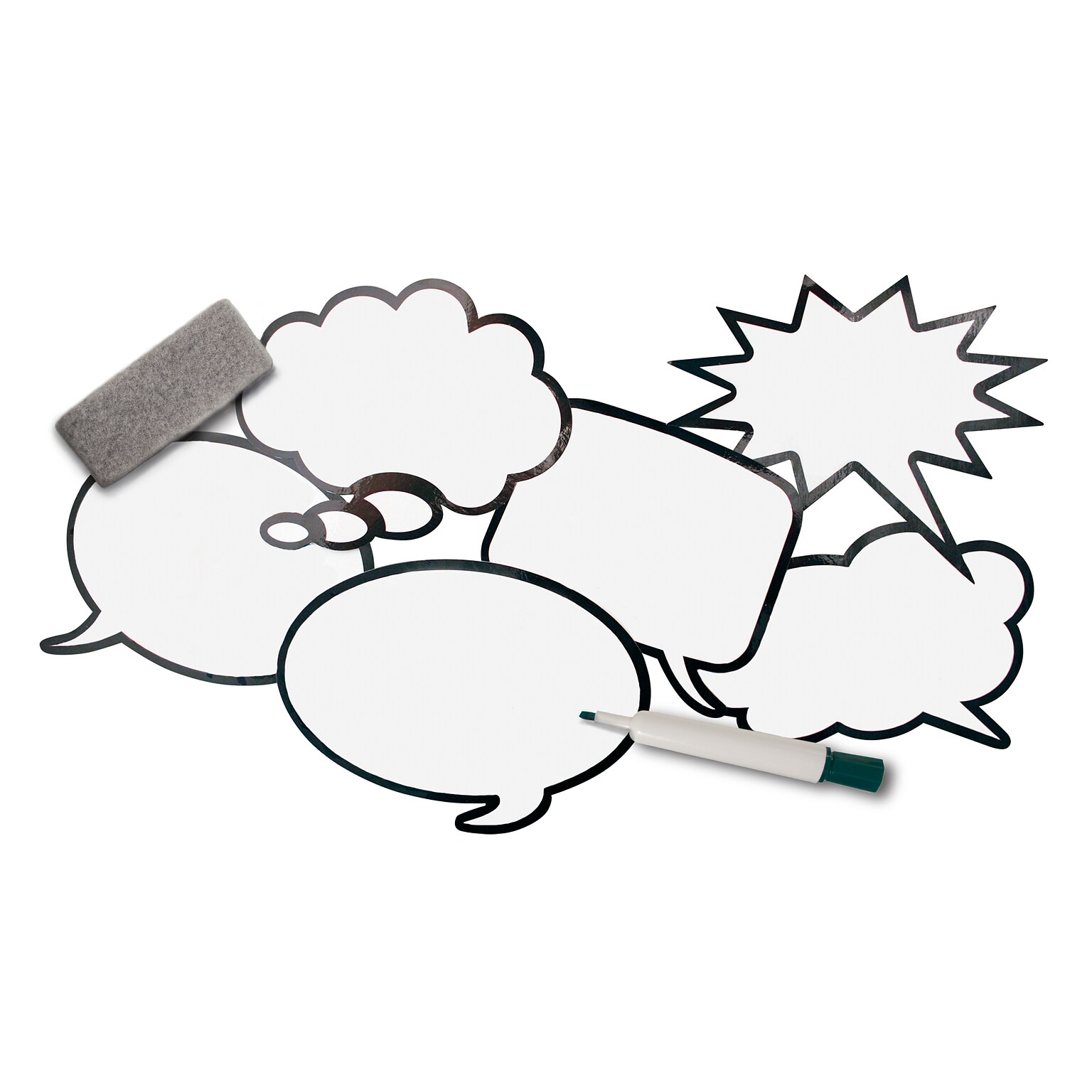 Roylco Laminated Speech Bubbles, 12/Pack (R-49621)