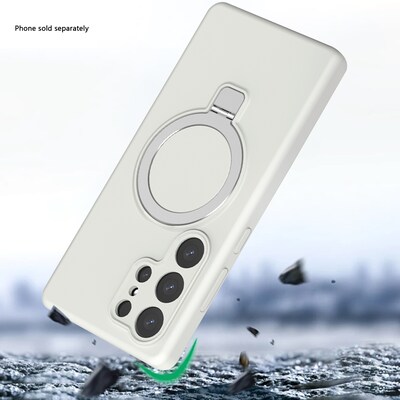 SaharaCase Venture Phone Case for Galaxy S25 Ultra, Shock Absorbing, Fossil White (CP00764)