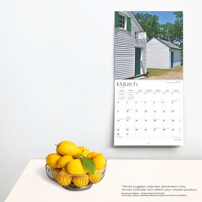 2025 BrownTrout Hoosier State Indiana Places 12" x 12" Monthly Wall Calendar (9781975476410)