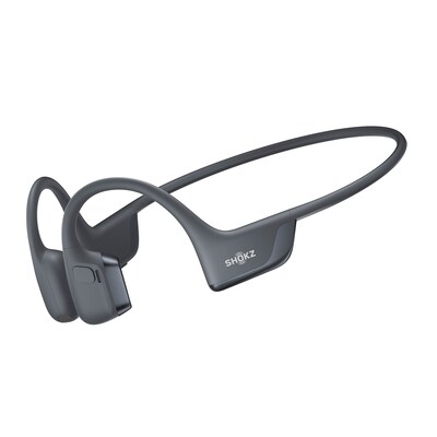 Shokz OpenRun Pro 2 Wireless Bone-Conduction Open-Ear Sport Headphones, Bluetooth, Black (S820-ST-BK-US)