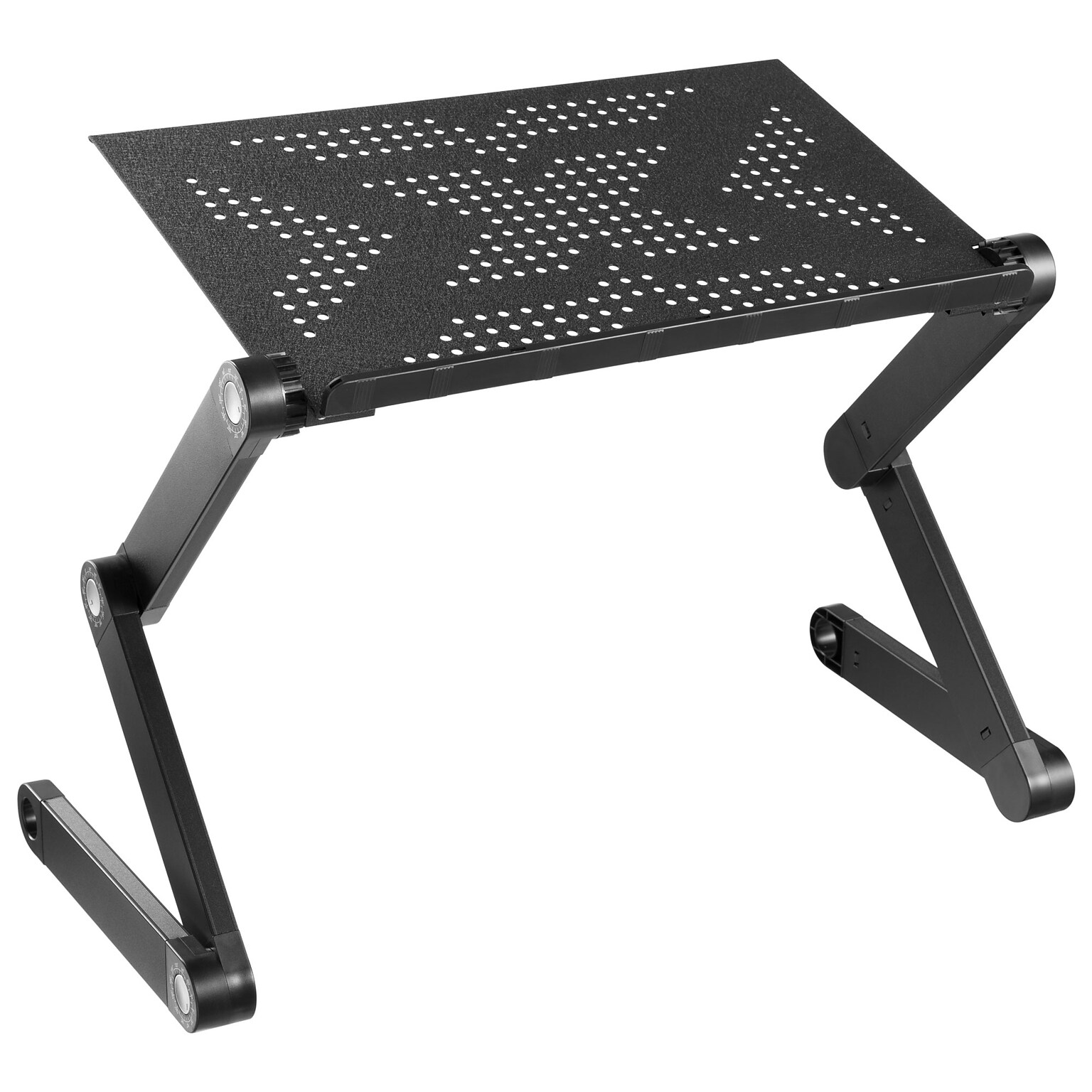 Mount-It! 2 in 1 Vertical 16.5 x 10.6 Adjustable Aluminum Laptop Stands, Black (MI-7210)