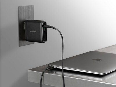 Kensington 100W USB-C GaN Power Adapter, Black (K33821NA)