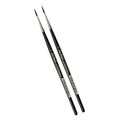 da Vinci CASANEO Mixed Media Synthetic Bristle, Round Brush, 2/Pack (DVXVA55983-2)