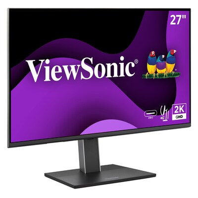 ViewSonic Ergonomic 27" 100Hz LCD Monitor, Black (VG2752-2K)