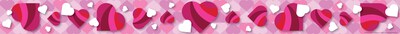 Barker Creek Double-Sided Border, 35 x 3, Hearts and Clover, 12/Pack (LL973)
