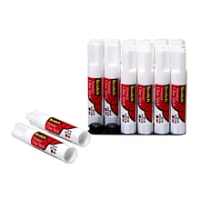 Scotch® Permanent White Glue Sticks, 0.28 oz, 18/Pack (MMM600818)