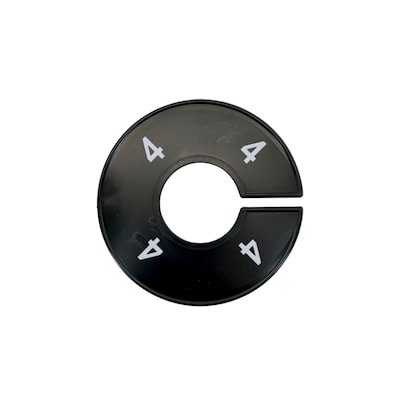 Nahanco Size 4 Plastic Dividers, Black (CBW4)
