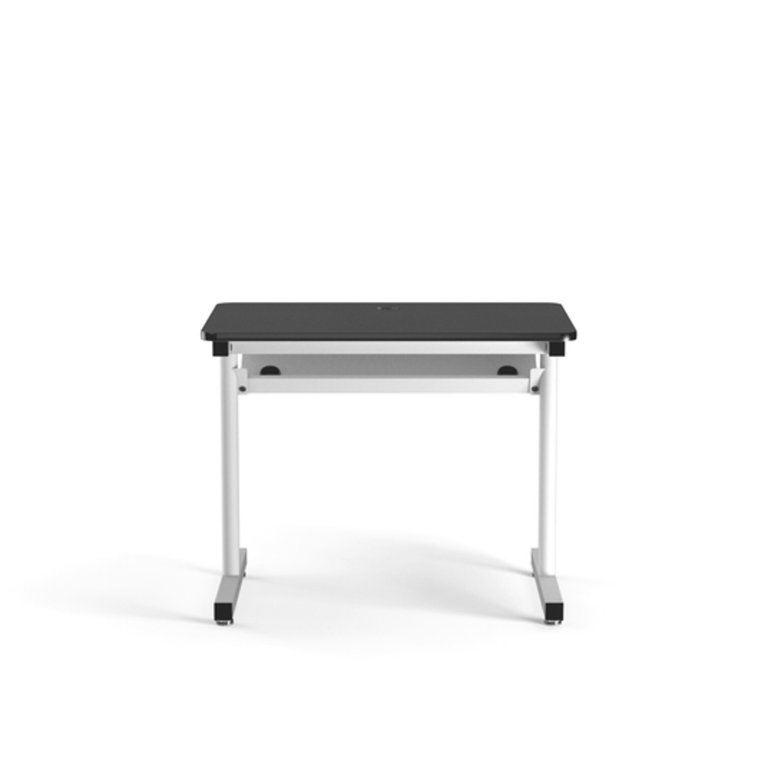 VersaDesk 36W Basic Computer Table, Black/White (BCT3624-WB)
