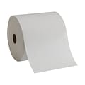 Pacific Blue Basic Recycled Hardwound Paper Towels, 1-ply, 800 ft./Roll, 6 Rolls/Carton (26601)