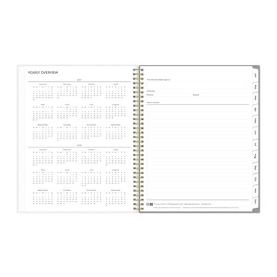 2027 Blue Sky Sophie 8.5" x 11" Calendar Year Weekly & Monthly Planner, Plastic Cover (140087-27)