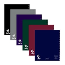 Roaring Spring Paper Products Lefty One-Subject Notebook, 8.5 x 11, College Ruled, 100 Sheets, Ass