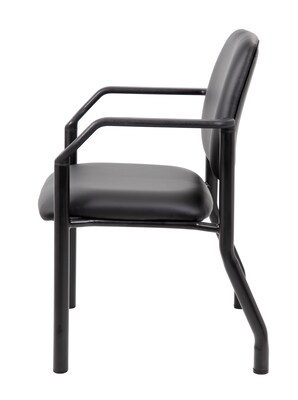 Boss Office Products Bariatric Vinyl Guest Chair, Black (B9591AM-BK)