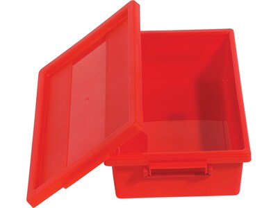 Deflect-O Little Artist Polypropylene Kids' Storage Tote, 3.07" x 11.89" x 6.81", Red (39513RED)